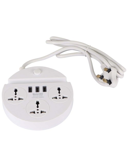 21173 -250CW 3USB +موزع كهرباء 3 سوكت