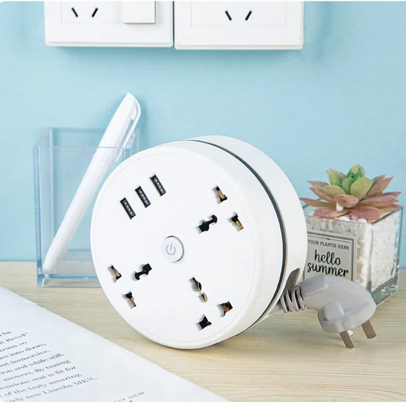 21173 -250CW 3USB +موزع كهرباء 3 سوكت