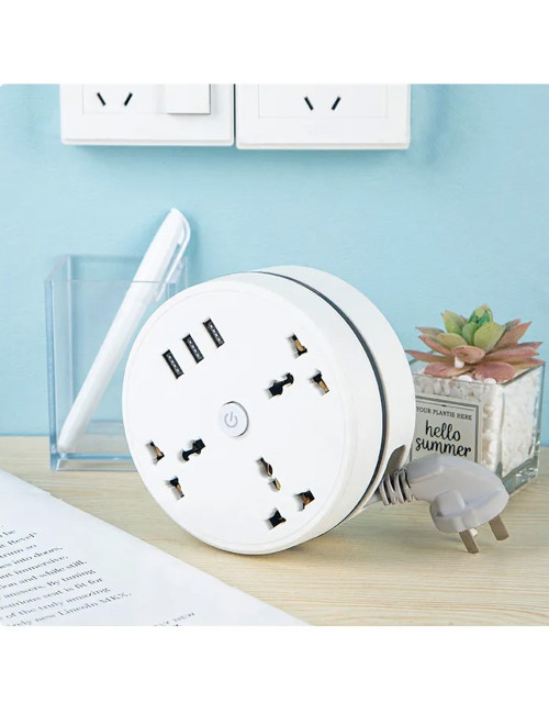 21173 -250CW 3USB + 3 socket outlet