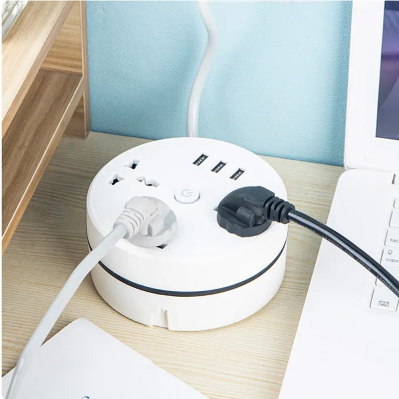21173 -250CW 3USB +موزع كهرباء 3 سوكت