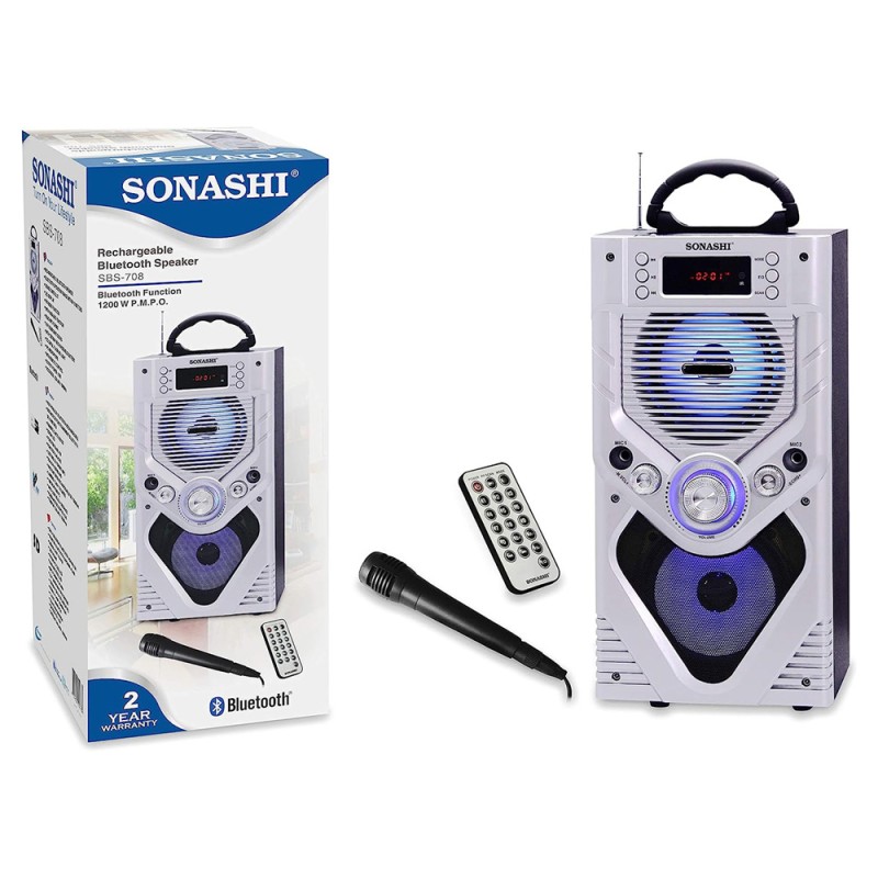 سماعات بلوتوث + ريموت + ميكروفون SBS - 708 SONASHI