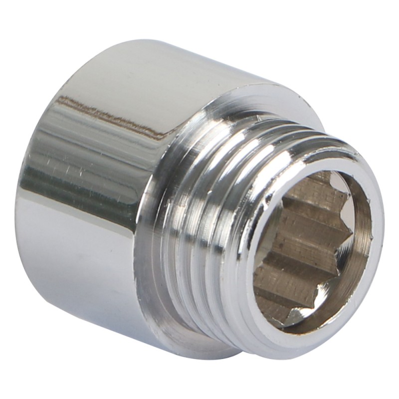 NIPPLE SOCKET -ZN-BCP 1/2" x 15 MM