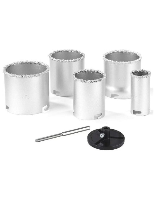 MB 80 CARBIDE HOLESAW SET RED CASE 7 PCS/SET