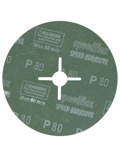 ABRASIVE FIBER DISC 7" x 80 GRIT