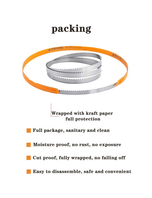 MEAT CUTTING MACHINE SAW BLADE LENGTH 1650MM