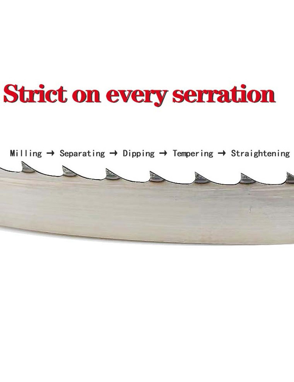 MEAT CUTTING MACHINE SAW BLADE LENGTH 1650MM