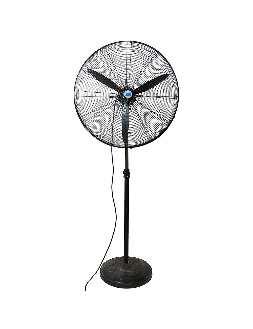 INDUSTRIAL FAN WITH ADJUSTABLE HEIGHT STAND 22"