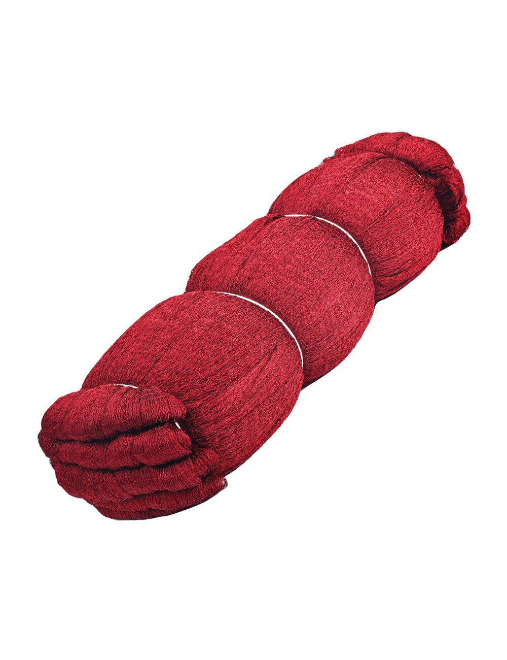NYLON DECORATION NET 210D/15PLY 1-1/2" FULL MESH RED 30 MTR