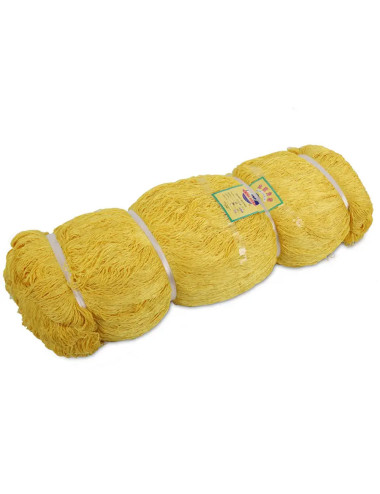 NYLON DECORATION NET 210D/15PLY 1-1/4" 80MD X 100FT YELLOW
