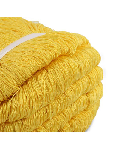 NYLON DECORATION NET 210D/15PLY 1-1/4" 80MD X 100FT YELLOW