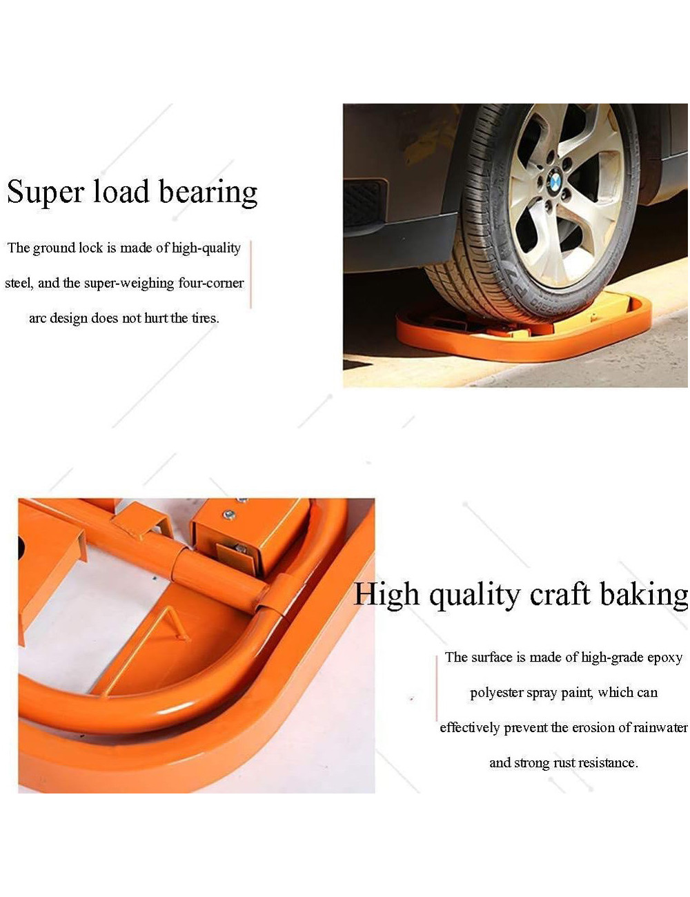 IRON PARKING LOCK 69 x 50 x 45 CM