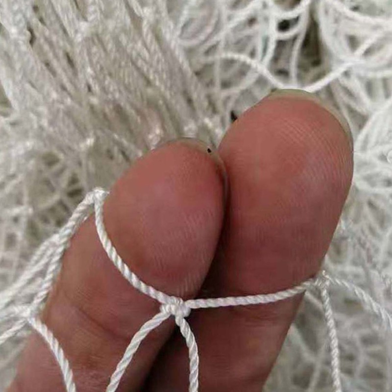 NYLON DECORATION NET 210D/15PLY 1-1/2" FULL MESH SNOW WHITE 30 MTR