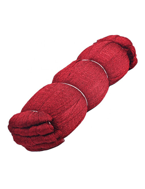 NYLON DECORATION NET 210D/15PLY 1-1/4" 80MD X 100FT RED