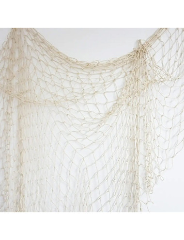 NYLON DECORATION NET 210D/15PLY 1" 80MD X 100FT SNOW WHITE