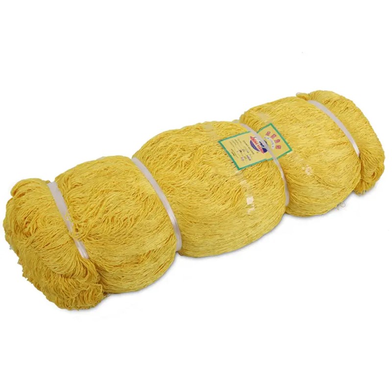 NYLON DECORATION NET 210D/15PLY 1" 80MD X 100FT YELLOW