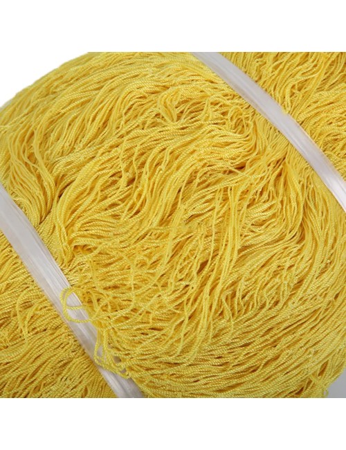 NYLON DECORATION NET 210D/15PLY 1" 80MD X 100FT YELLOW
