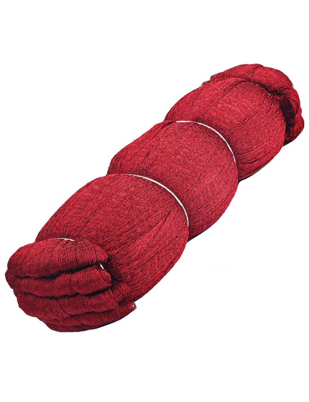 NYLON DECORATION NET 210D/15PLY 1" 80MD X 100FT RED