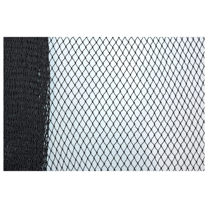 NYLON DECORATION NET 210D/15PLY 3/4" 80MD X 100FT BLACK