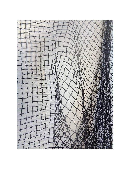 NYLON DECORATION NET 210D/15PLY 3/4" 80MD X 100FT BLACK