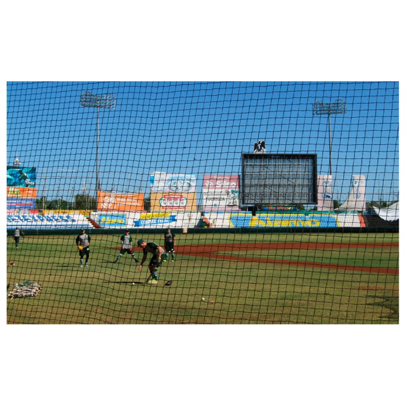 NYLON DECORATION NET 210D/15PLY 3/4" 80MD X 100FT BLACK