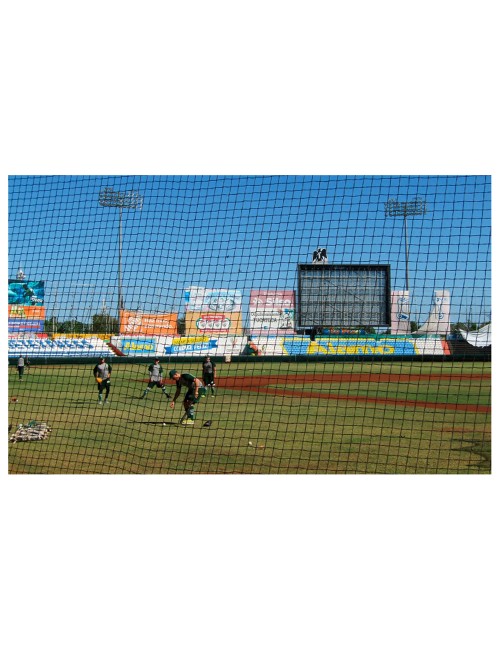 NYLON DECORATION NET 210D/15PLY 3/4" 80MD X 100FT BLACK