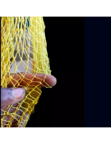 CHN شبك ديكور ملون اصفر "3/4 30متر