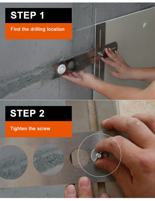 MULTI-FUNCTION MEASURING RULER SILVER WITH 1 HEAD
