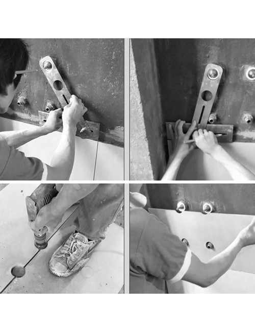 MULTI-FUNCTION MEASURING RULER SILVER WITH 1 HEAD