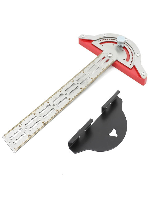 1665 MOVABLE ANGLE RULLER FOR CARPENTRY 10"