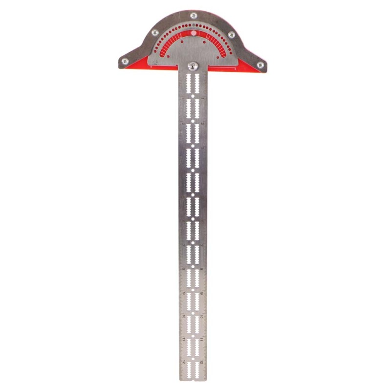 1665 MOVABLE ANGLE RULER FOR CARPENTRY 15"