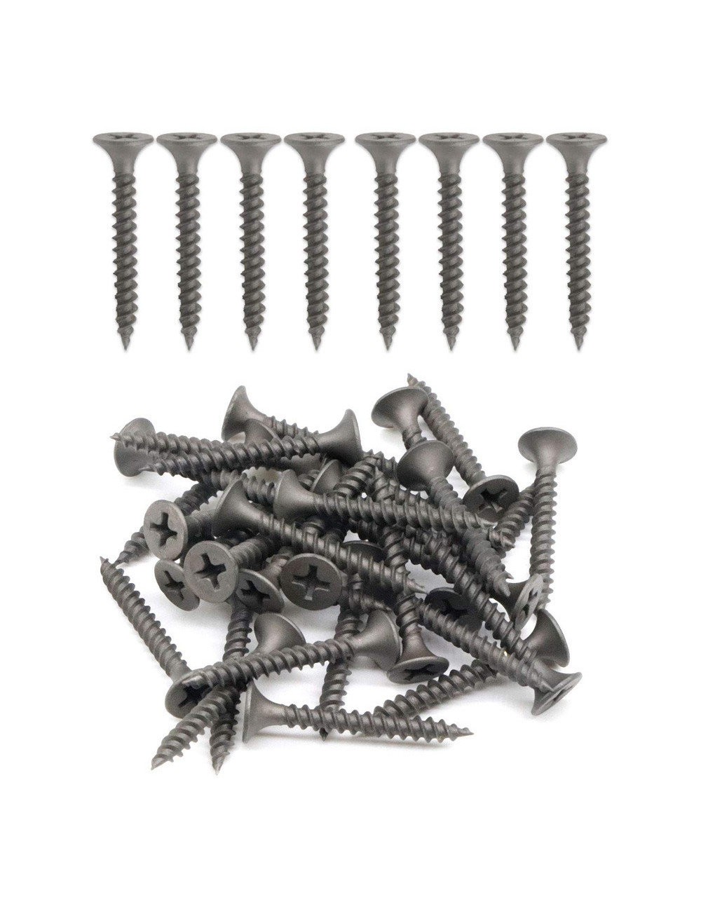PHILLIPS BUGLE HEAD DRYWALL SCREW BLACK 1.1/4" × 6