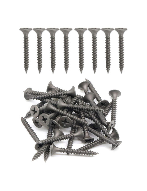 PHILLIPS BUGLE HEAD DRYWALL SCREW BLACK 1.1/4" × 6