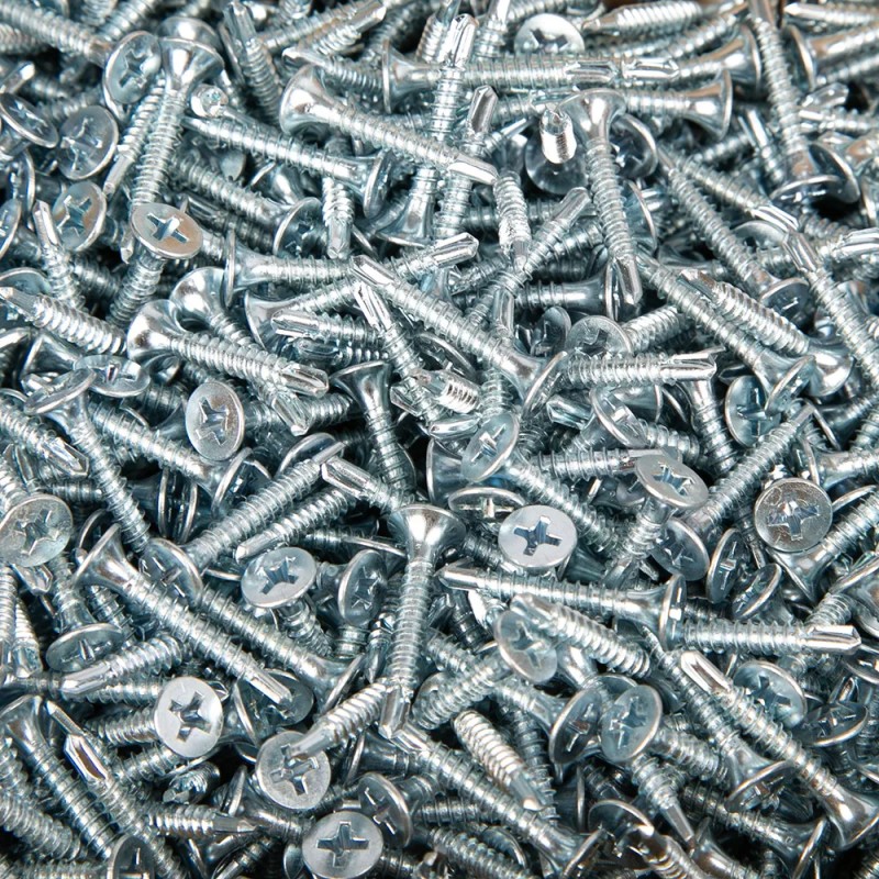 WHITE GYPSUM BOARD SCREW "3/4 X 8