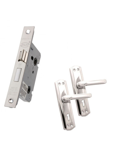 WOODEN DOOR LOCK WITH HANDLE