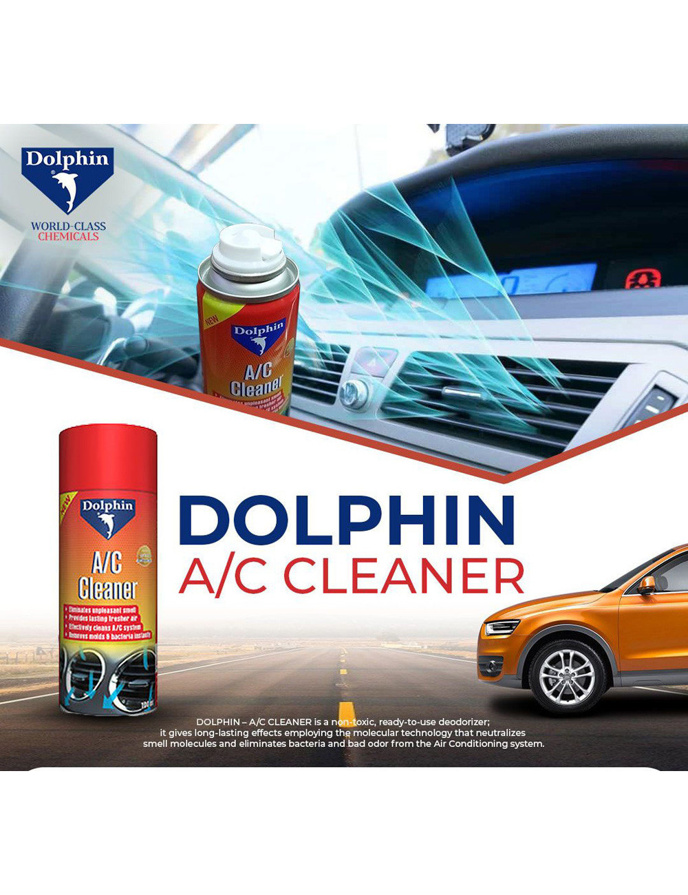 منظف سيارة DOLPHIN 100ML