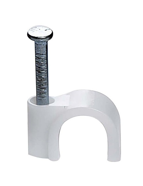 WIRE CLIPS WHITE 12 MM