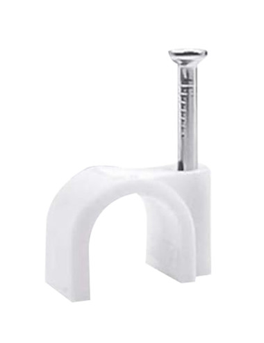 كلبس واير ابيض بلاستيك 8ملي