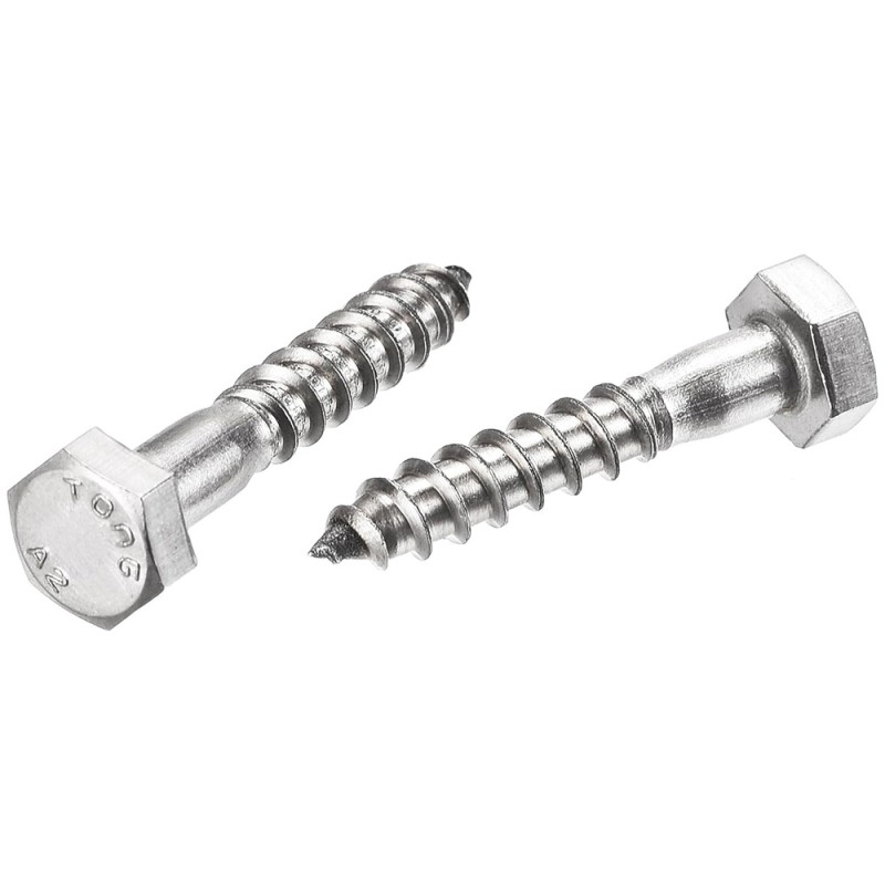 GI COACH SCREW 1/4" (6 MM) x 30 MM