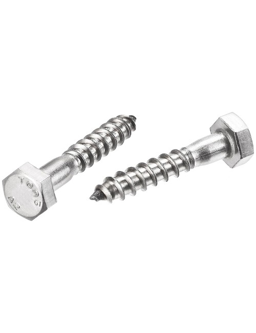 GI COACH SCREW 1/4" (6 MM) x 30 MM