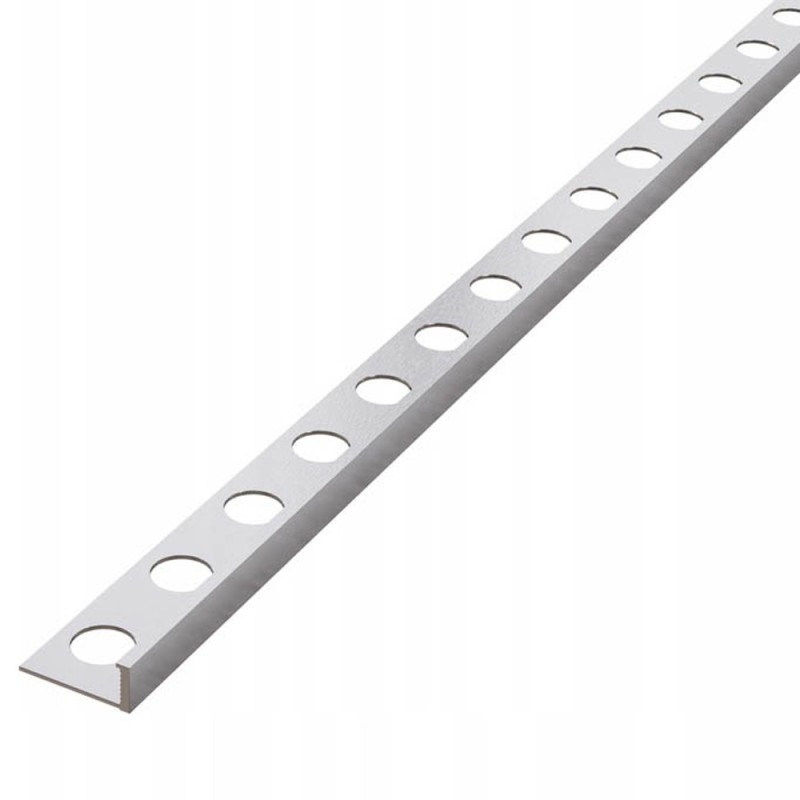HL-10 ALUMINIUM FLOOR TRIM WHITE 10MM