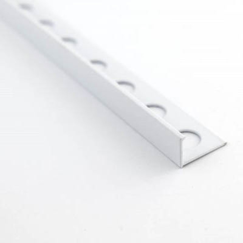 HL-10 ALUMINIUM FLOOR TRIM WHITE 10MM
