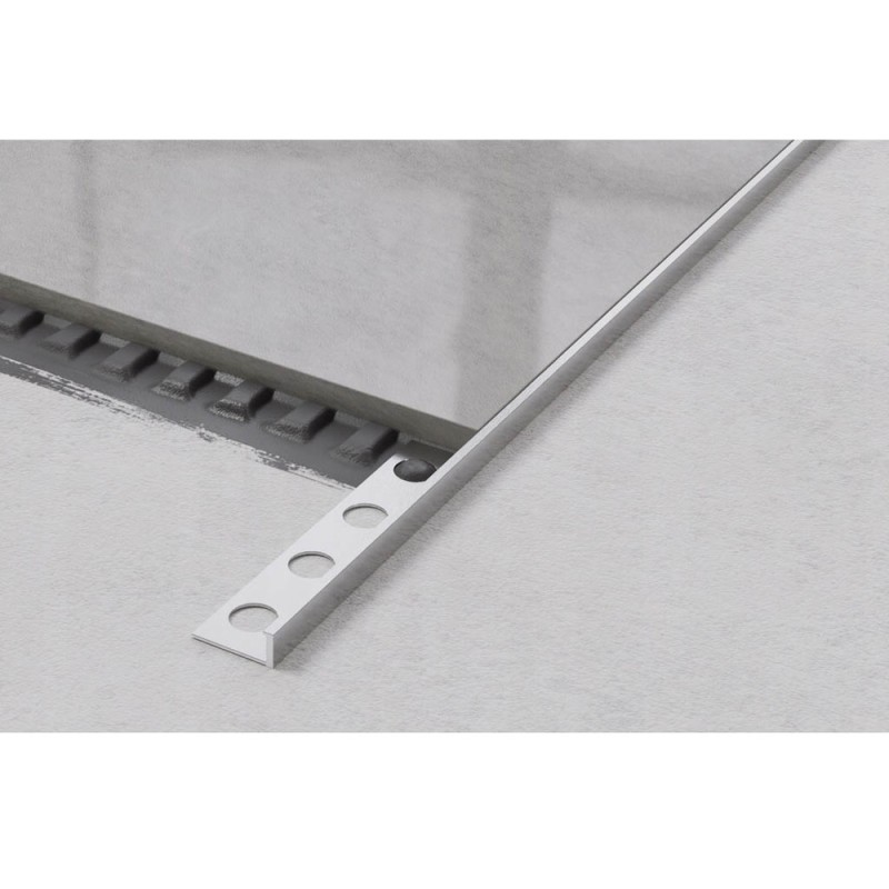 HL-10 ALUMINIUM FLOOR TRIM WHITE 10MM