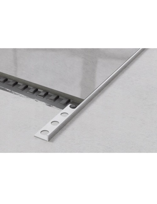 HL-10 ALUMINIUM FLOOR TRIM WHITE 10MM