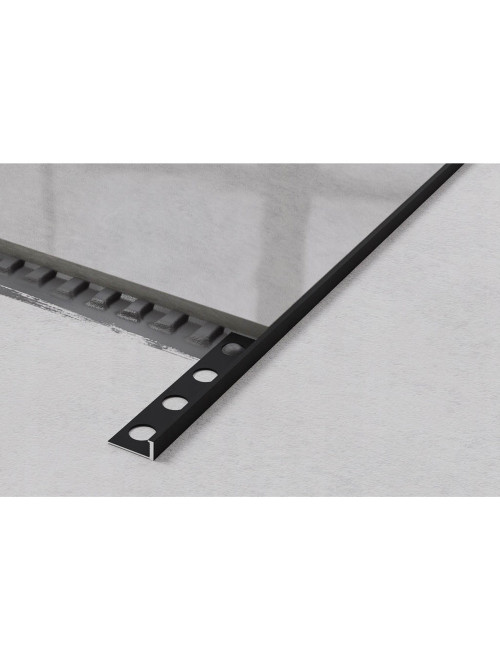 HL-10 ALUMINIUM FLOOR TRIM BLACK 10MM