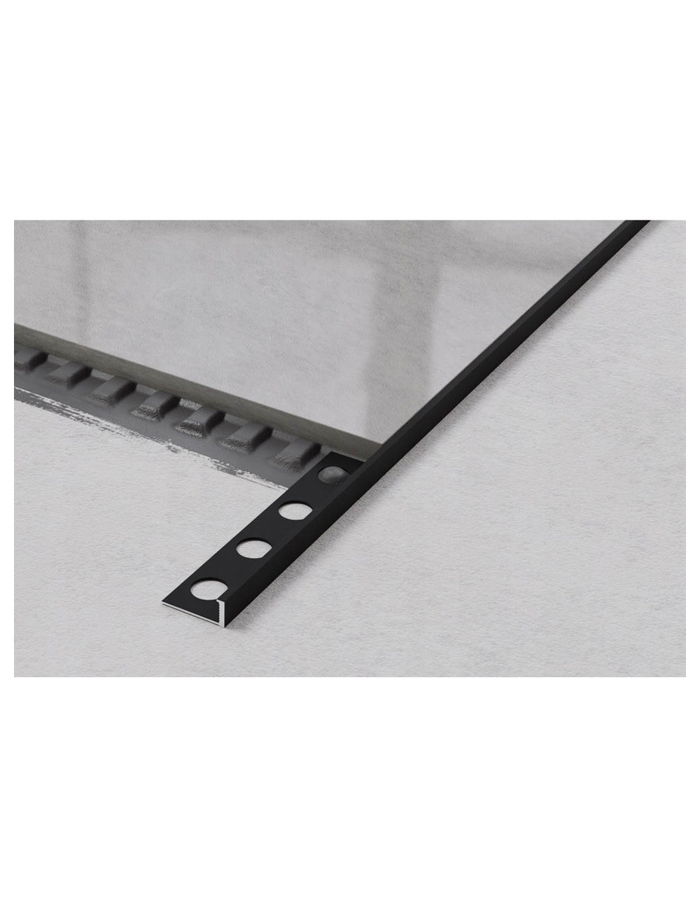 HL-12 ALUMINIUM FLOOR TRIM BLACK 12 MM