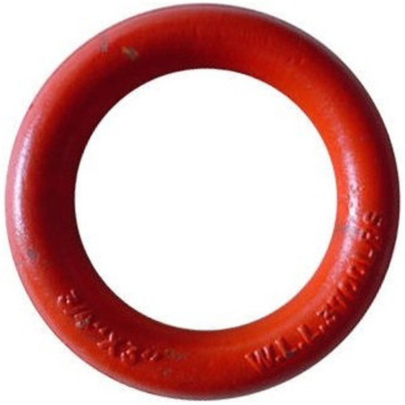 Red Painted Weldless Round Ring ''4 x 7/8 - CHN