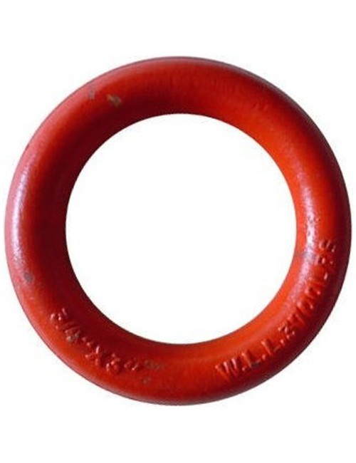 Red Painted Weldless Round Ring ''4 x 7/8 - CHN