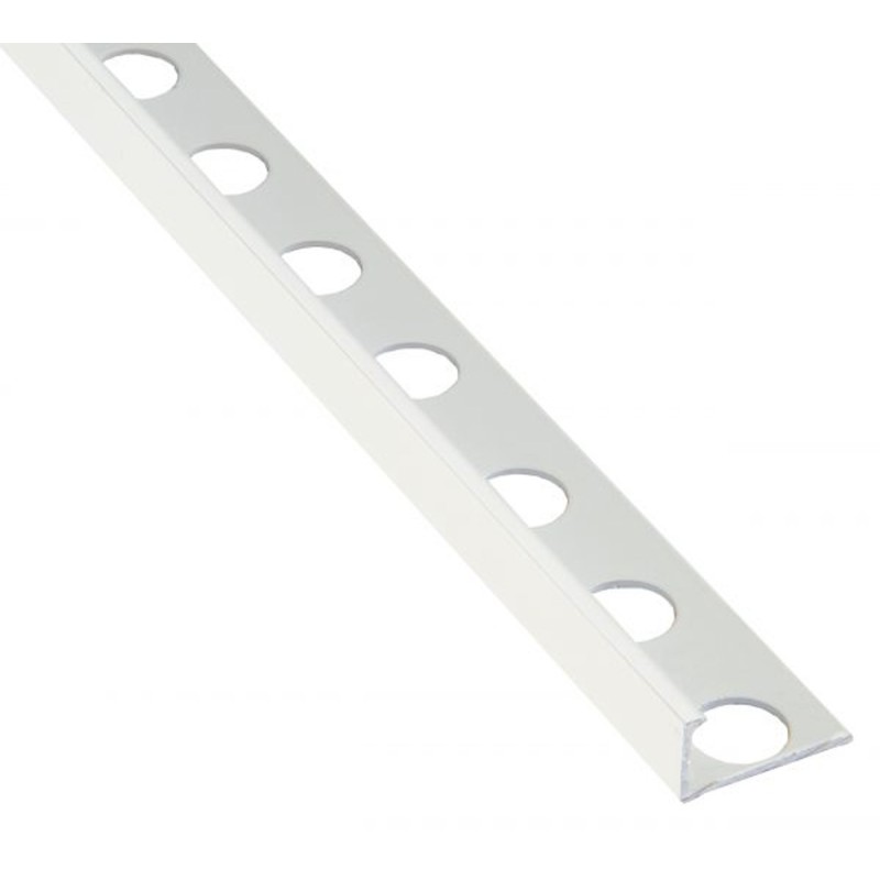 HL-14ALUMINIUM FLOOR TRIM WHITE 14MM