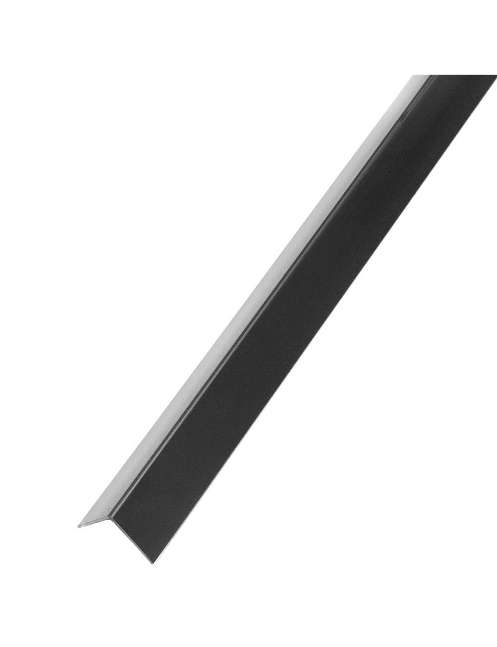 ALUMINIUM ANGLE TRIM BLACK 15 X 15 MM