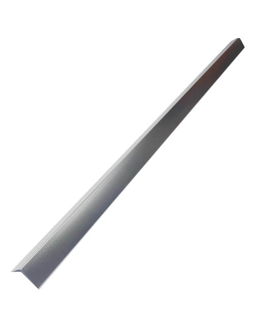 ALUMINIUM ANGLE TRIM GREY 15 X 15 MM
